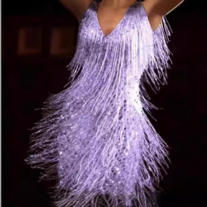 AliExpress 2022 amazon backless fringe pencil skirt tassel dress women's INS